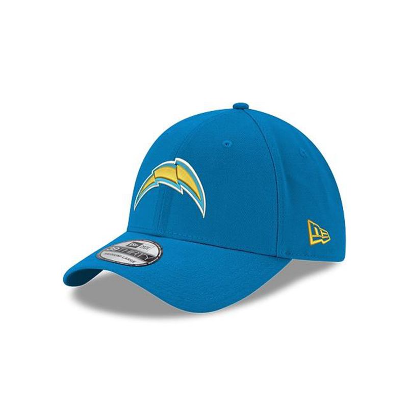 NFL Los Angeles Chargers Team Classic 39Thirty Stretch Fit (JZT4109) - Blue New Era Caps